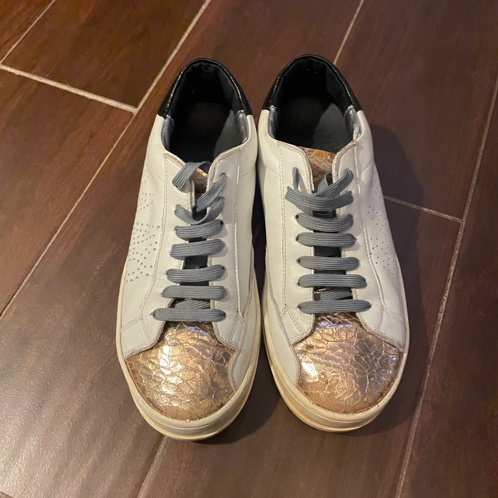 p448 rose gold sneakers